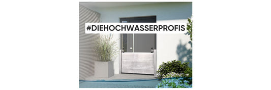 effektiver und mobiler Hochwasserschutz für Zuhause